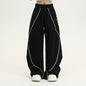 Pleated Hip Hop Sports Wide-leg Pants
