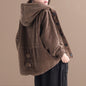 Corduroy Women's Short Jacket Women