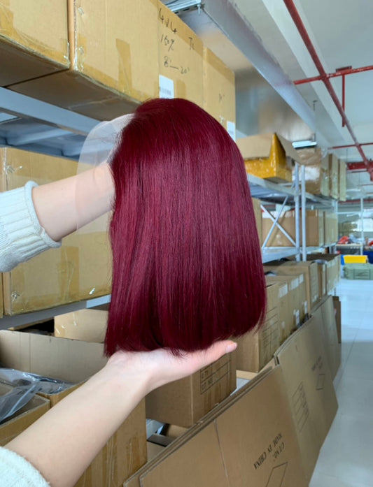 Double drawn 13x4 straight 99j 10inch