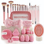 40pcs  Beauty Tools Major Combination Suit Face Wash Makeup Full Set